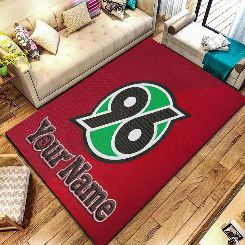 Hannover 96 Custom Name Carpet Rug for Living Room Bedroom Home Sofa Decoration,Kids play Non-slip Floor Mat