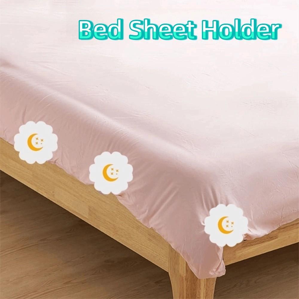 Flower Shape Bed Sheet Clips Plastic Bed Cover Fastener Multifunctional Bed Sheet Holder  Bedroom