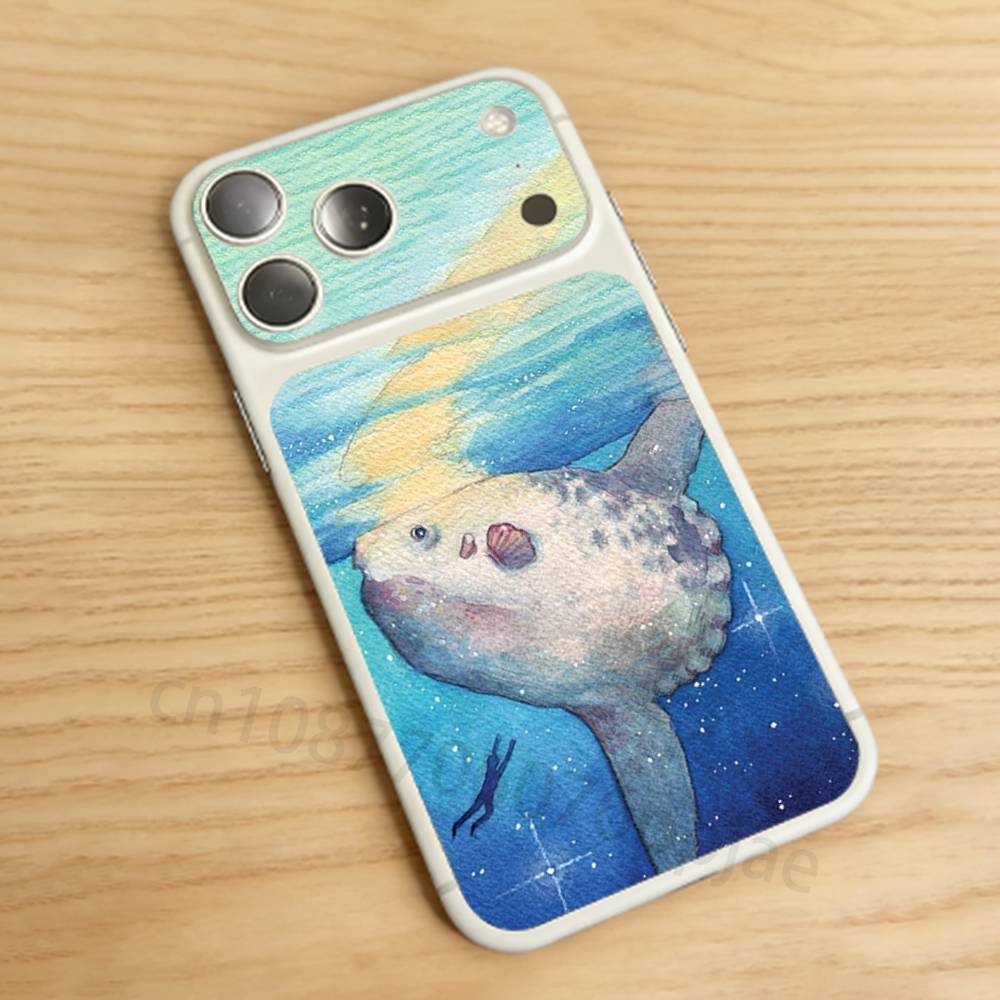 

Seal Sea For iPhone 17pro/pro Max Full body Back Cover Decal Skin Colorful Rear Protective Sticker Film iPhone17pro