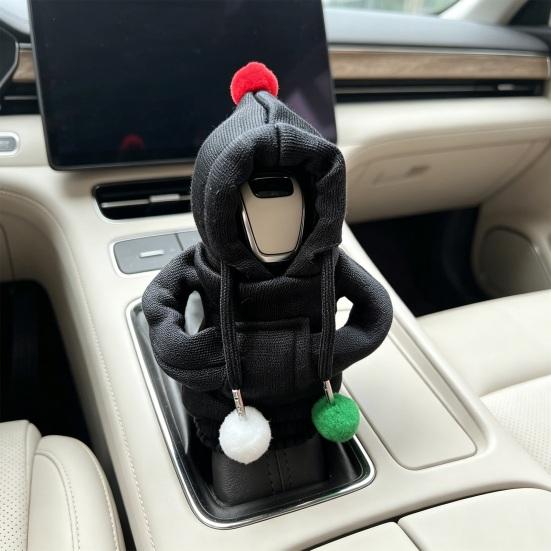 Summer Heat Protection Gear Handle Shift Hoodie Cover, Funny Knob Cover for Car, Fun Car Accessories Birthday Sweatshirt Shifter Protector Manual And