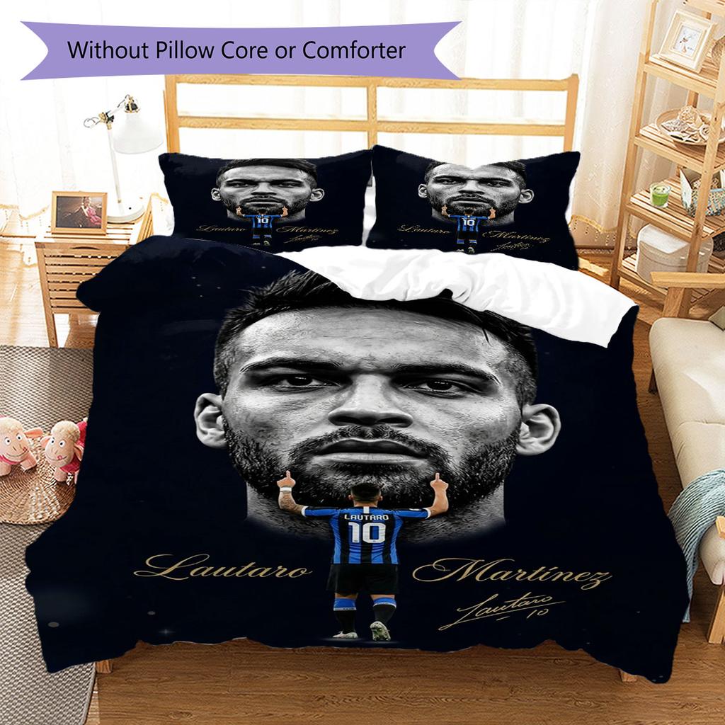 LY Poster Bettwäsche Steppbett Set Bettbezug Kissenbezug Heimdekoration Geburtstagsgeschenk (1 Bettbezug + 2 Kissenbezüge, ohne Füllung)
