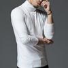 CHROME CRANE Turtleneck High Neck Long Sleeve Size Men's T-Shirt (LPT017) (03.White, M)