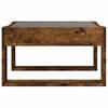 Infinity LED Coffee Table in Smoked Oak 50 x 53 x 30 cm