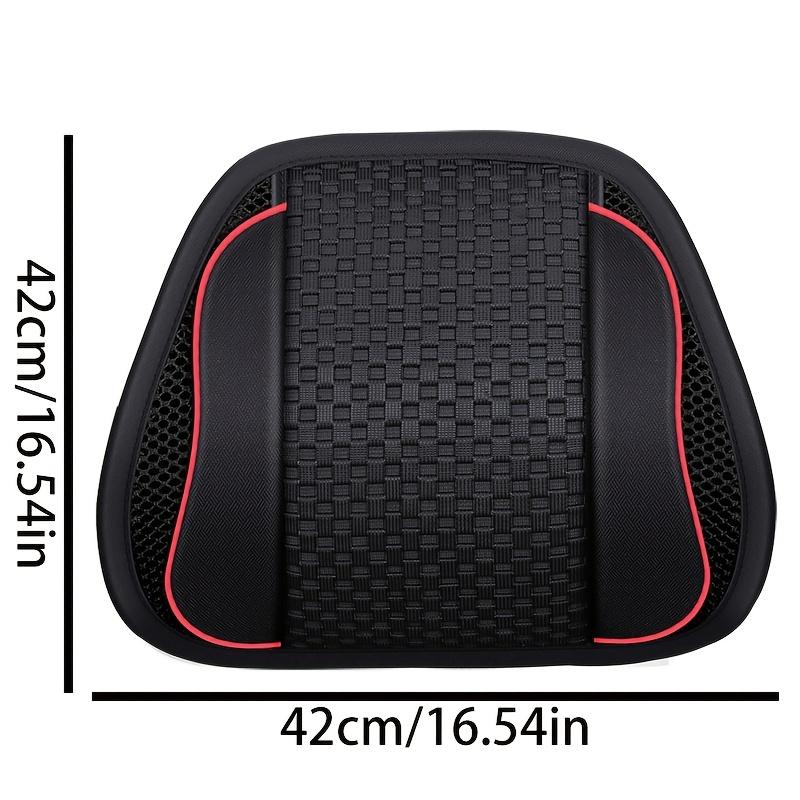 An Ergonomic Breathable Mesh Lumbar Support Cushion with An Adjustable Elastic Waistband, Suitable for Office Chairs and Cars