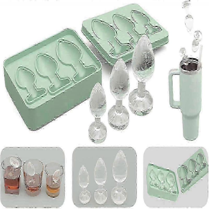 Prank Butt Plug Shaped Ices Cubes Trays, Silicone Mold For Diy Cake Chocolate Candyc