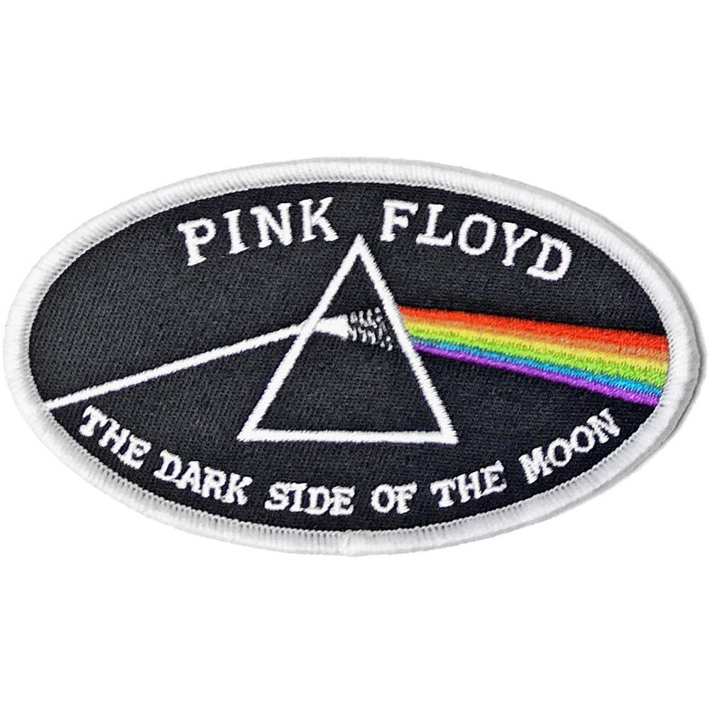 Pink Floyd Dark Side Of The Moon Oval Iron On Patch