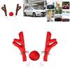 Festive Christmas Car Decorative Antlers In Various Colours Of 3)