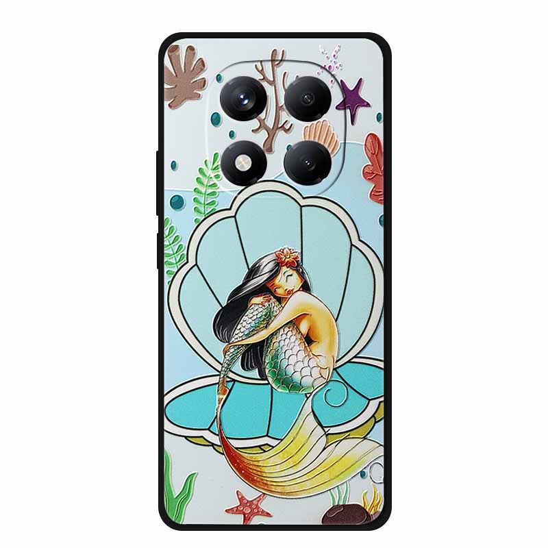 3D Flowers Emboss Fundas For Redmi Note 15 5G (China) Case Soft Silicone Phone Cases For Note 15 5G For China Covers Shell Coque