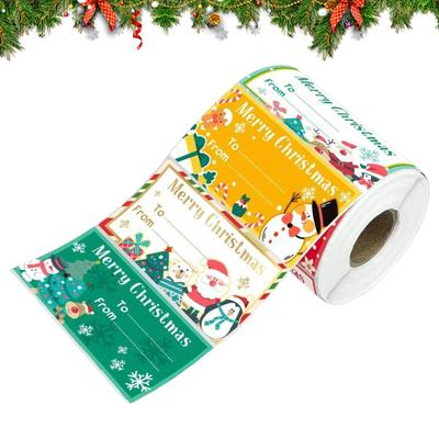 Adesivos de Feliz Natal Lembrancinha Divertida para Festa Decalques Autocolantes Para Envelope Para Sacos de Pão Caixas Cartões de Cumprimentos Artesanato Parede