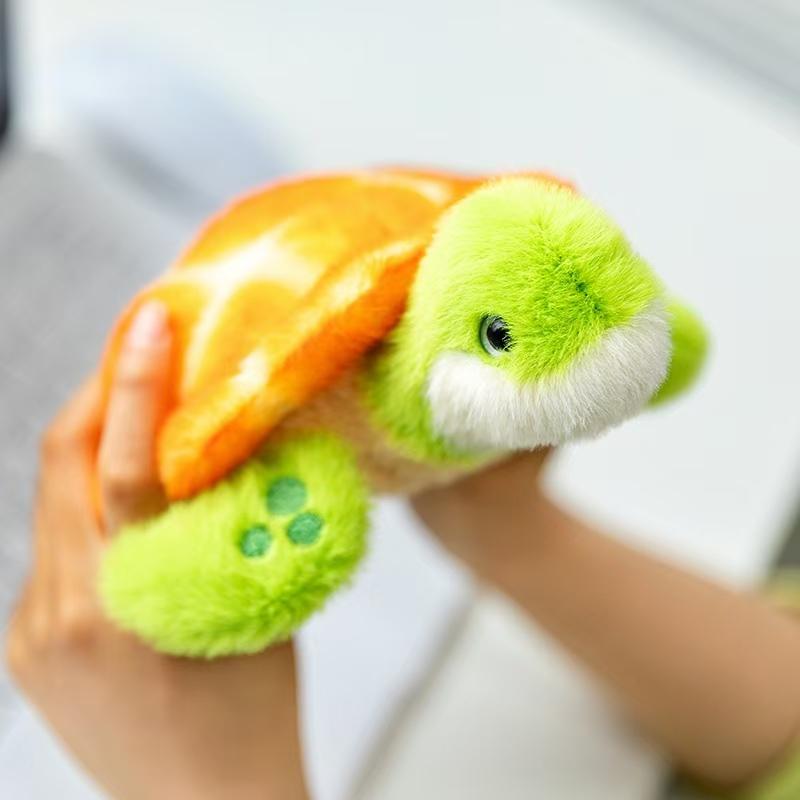 18cm Palm Treasure Turtle Doll Table with Cute Plush Toy Comfort Doll Rag Doll Birthday Gift for Women