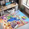 Game Rainbow Friends Pattern Rug, Indoor/Outdoor Mat, for Picnic, Gameroom, Bedroom, Office, Living Room, Home Decor Carpet, Birthday Gift