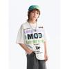 and Quick-Drying] Mqd Kidsren's Clothing Kidsren's Round-Neck T-Shirt Summer New Style Boys' Short-Sleeved Lettered Bottoming Shirt