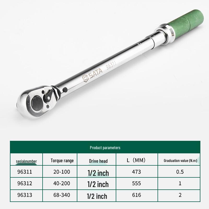 SATA Professional Adjustable Torque Wrench