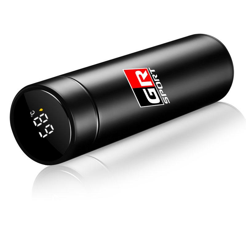 

500ml Smart Thermo Mug Filter Coffee Drink Flask Temperature Display Accessories for TRD Toyota Corolla Rav4 Auris Camry Yaris GR чёрный