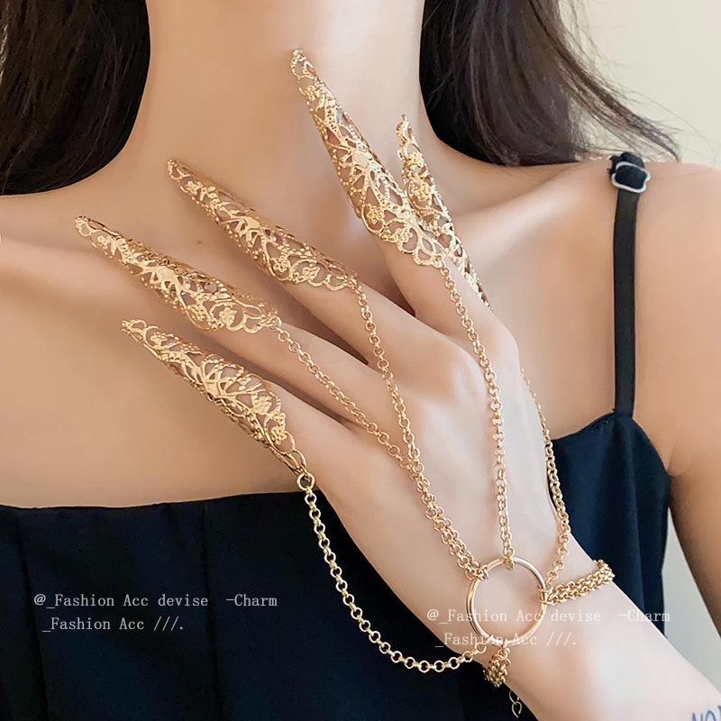 Women's Unique European-American Hollow Tassel Bracelet with Exquisite Design