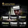 COB LED Headlamp Induction Head Lamp with Built-in Battery USB Rechargeable Head Flashlight Outdoor Camping Fishing Headlight