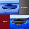 Carbon Fiber 4X Exterior Door Handle Bowl Cover Trim For Honda Accord 2023 2024