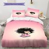 Mafalda Pattern Bedding,Quilt Set Quilt Cover Pillowcase Home Birthday Gift (1 * Duvet Cover + 2 * Pillowcase, Without Core)