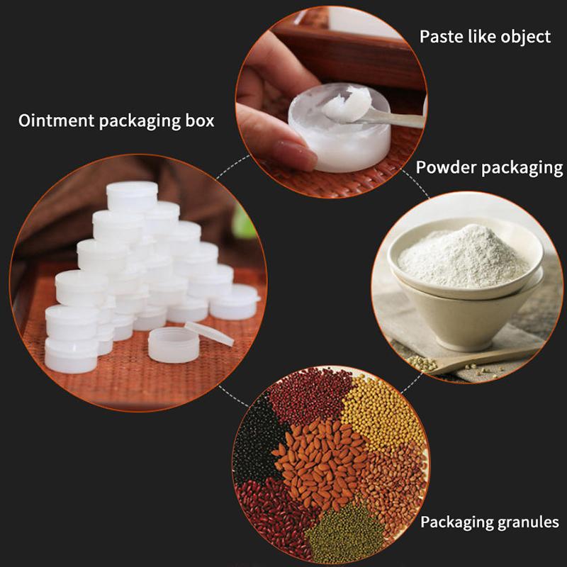 1 ks 5/10/20/30/50 g Prázdná kosmetická dóza Nádobka Box na oční stíny Pleťový krém Kosmetické plnitelné lahvičky Box na balení opalovacího krému Dózy