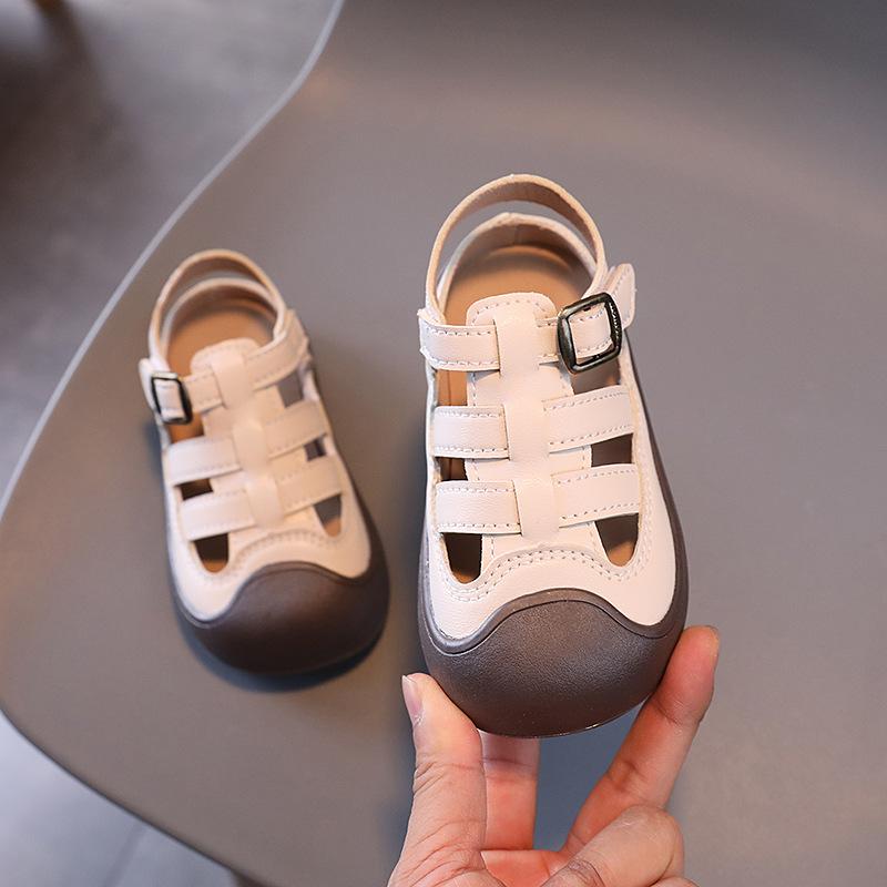 

Baby Summer Casual Children Sports Beach Shoes Soft Bottom Unisex Girls Non-slip Toddler Shoes Kids Boys Outdoor Sandals H06024 21 белый