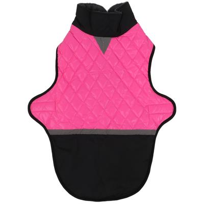 Dog Cold Weather Coat Reflective Waterproof Windproof Pet Warm Jacket with Traction Hole for Medium