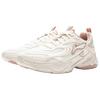 Li Ning Sports Life Collection Textile, Synthetic Leather Cushioning Low top Chunky Sneakers Women's Beige AGCV434-2