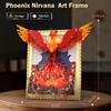 JMBricklayer Phoenix Nirvana Baustein-Set mit Lichtern 70017, 3D Tier Wandkunst und Handwerk, Erwachsenen Kunst Malrahmen für Zuhause Wand & Schreibtisch