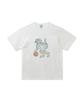 DISCUS ATHLETIC Super Heavyweight Regular Fit Tiger T-Shirt Off-White