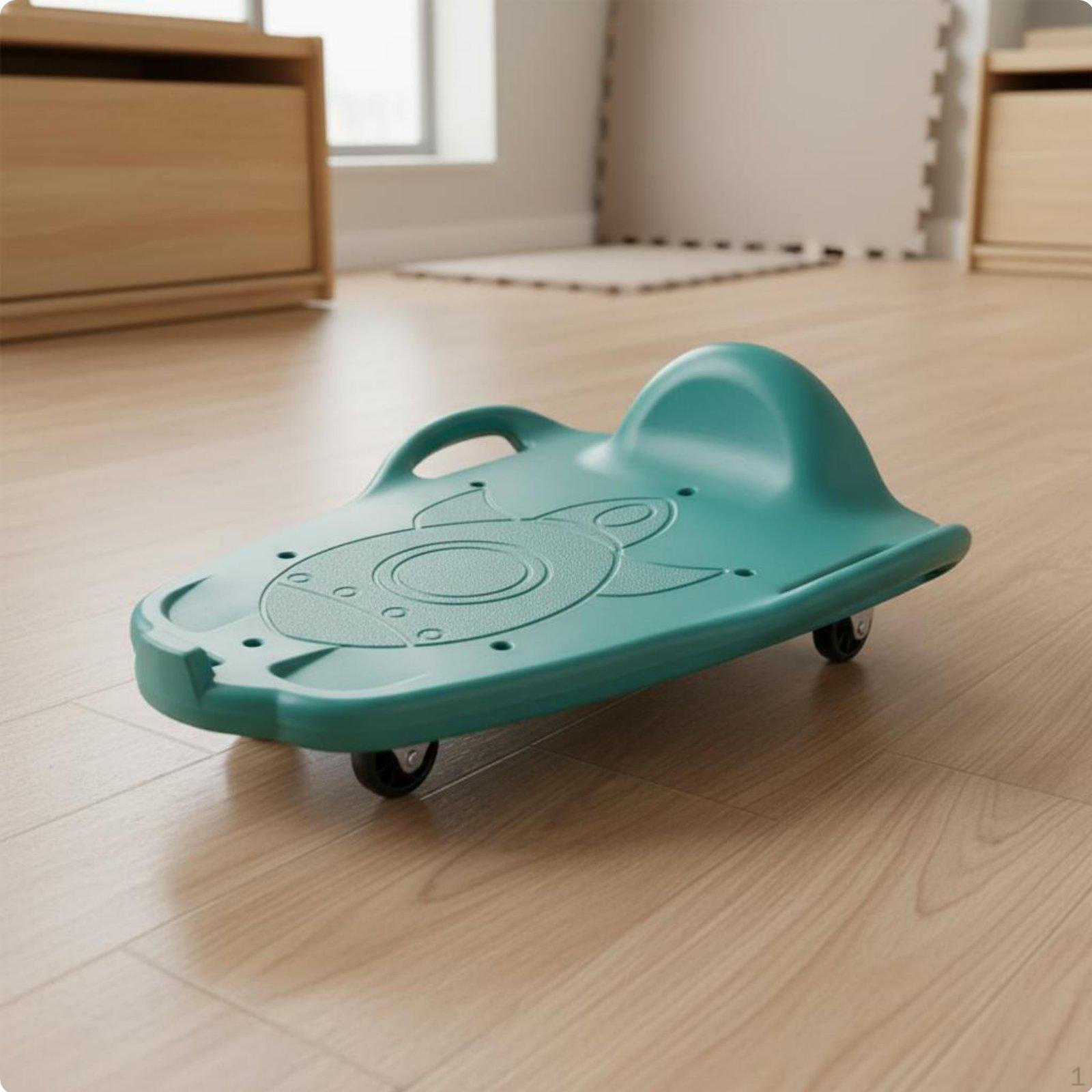 4Wheeled Floor Develops Motor Skills Sensory Training Wheeled Board for Preschoolers, Young