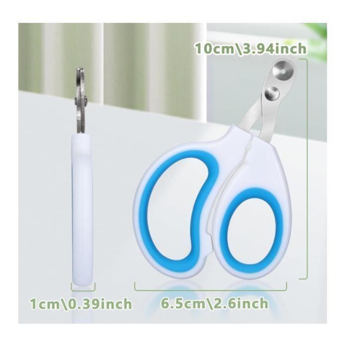 Coupe Griffes - Professionnel - Trous de Positionnement Sûrs - Pour Chats et Chiens - Blanc