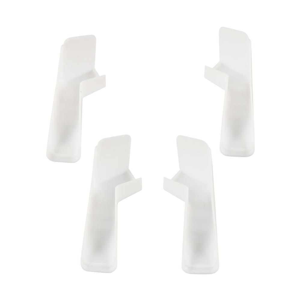 

4 шт. RV Trailer Camper Extended Rain Gutter Hardware Система дренажа RV Водосточные желоба 2 левых и 2 правых стороны белый