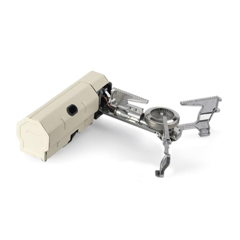 Foldable Camping Gas Stove Outdoor Portable Cassette Stove Burning Stove белый