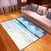 Beach Concept Landscape Living Room Carpet Bedroom Dining Room Floor Mat Pattern Size