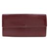 Portefeiulle Sarah Purse M6374M Ruby Red Epi Leather Women Used