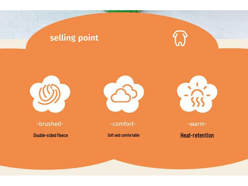 Pijama Onesie Calduroasă din Flanel pentru Bebeluși Nou-Născuți - Toamnă/Primăvară