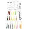 42pcs Fishing Lures Kit Incisive Lifelike Professional Lure Baits Tackle Set for Outdoor Fishing
