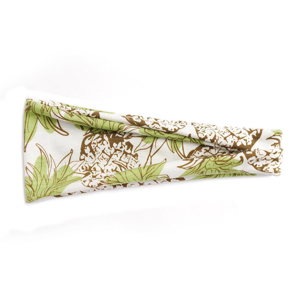 Dámská sportovní jógová pot absorbující čelenka - Široký okraj, Tištěný design, Vlasový doplněk