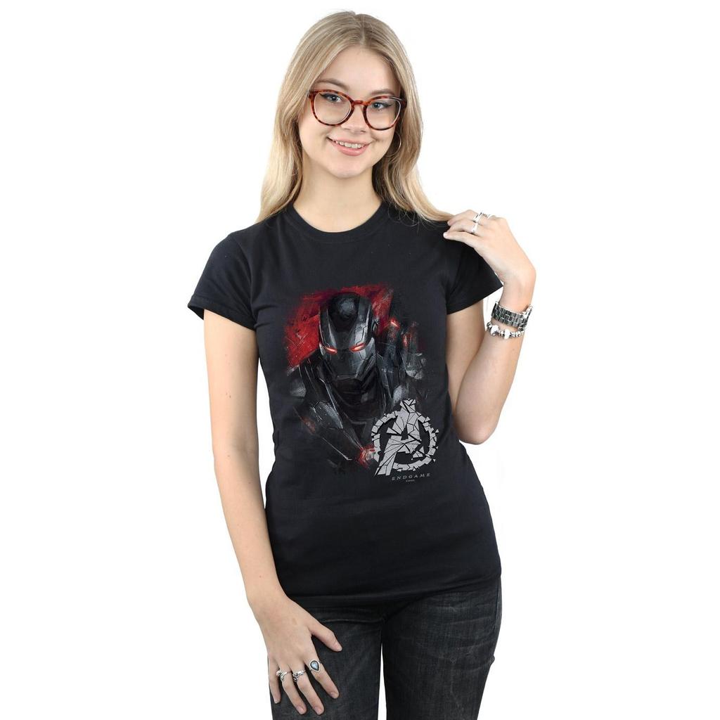 Marvel Womens/Ladies Avengers Endgame War Machine Brushed Cotton T-Shirt