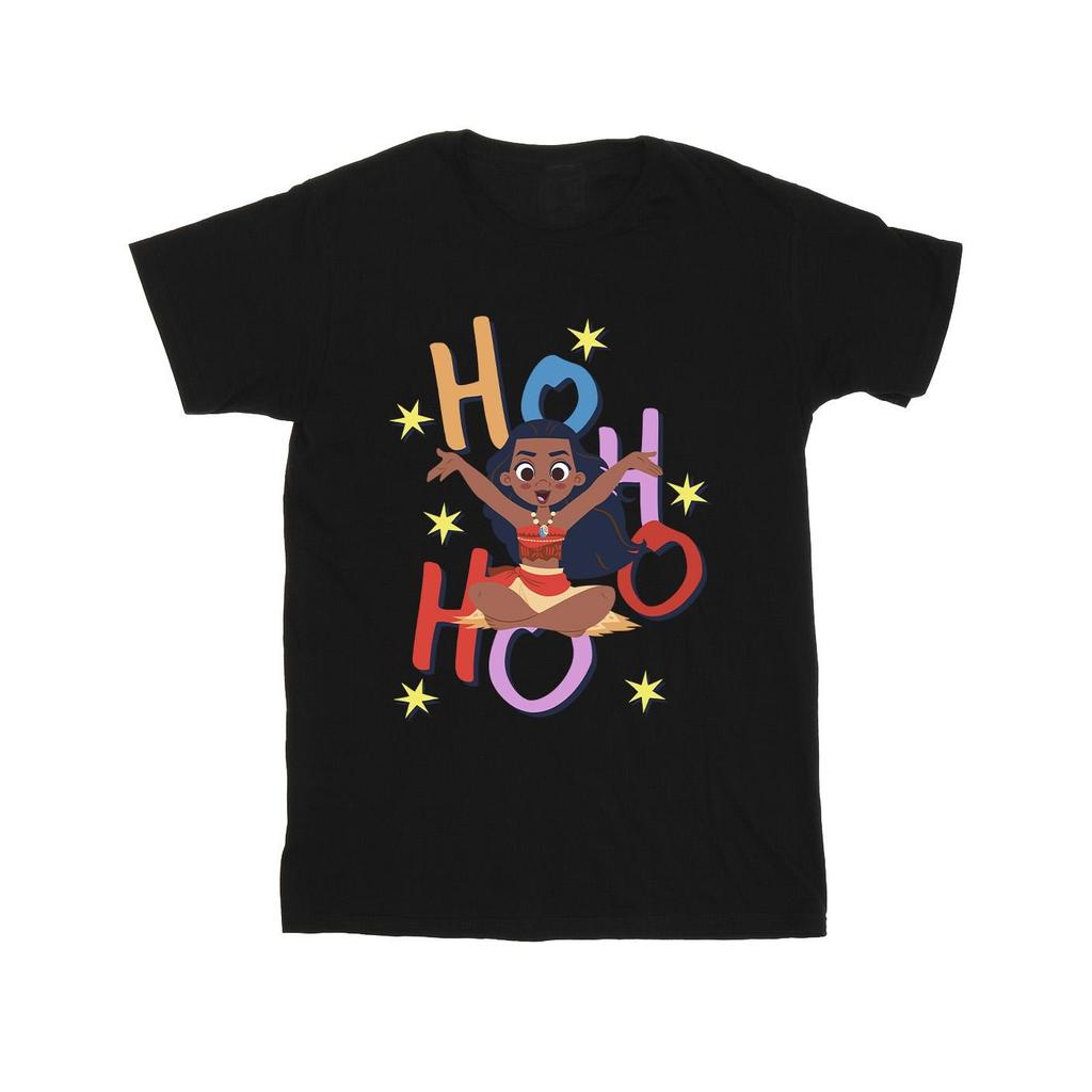 Moana Girls Ho Ho Ho Cotton T-Shirt