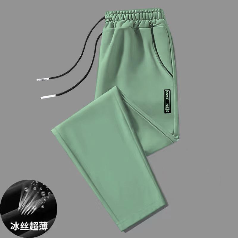Straight Ice Silk Trousers Source Large Size Casual Trousers