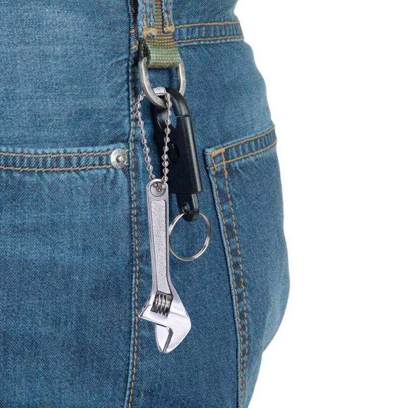Mini 2.5/4 Inch Adjustable Spanner Open-End Wrench Tools Small Wrench Portable Key Tool Set Can Be Carried with You