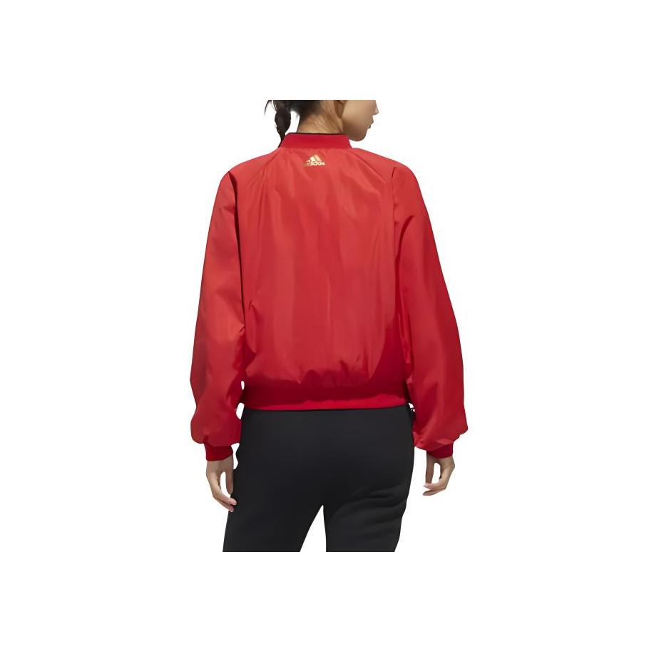 Adidas CNY Woven Jacket With Sherpa Lining Women Outerwear Red FU6236