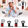Quick Release Mechanism Fastener Buckle for Motorcycle Helmets Chin Strap Adapter, Simple Installation, No Tools Needed