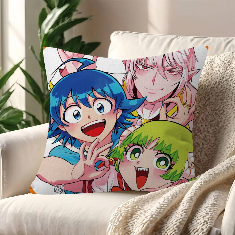 Anime Welcome To Demon School Iruma-kun  Pillow Cushion Cover Pillowcase Living Room Sofa Home Decor Customized