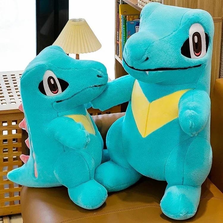 Hot 30-60cm Pokemon Totodile Plush Toys Dolls Pillow Kawaii Anime Plushie Soft Toys Stuffed Animals Doll Birthday Gift for Kids