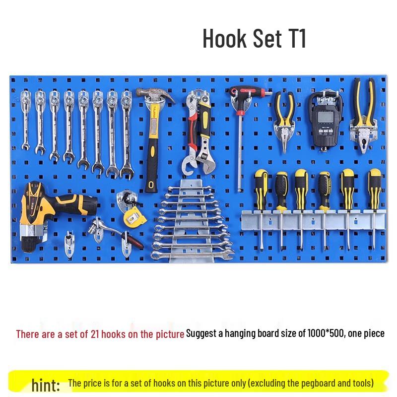 Jundingying Wall-mounted Pegboard Hook Set