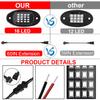 8x RGB LED Light Pod Rock Lights Offroad Truck Underbody Neon Lamp APP Control