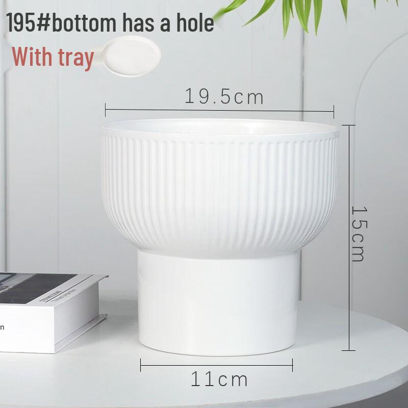 KEYSHEEL High-Legged Plastic Orchid & Plant Pot