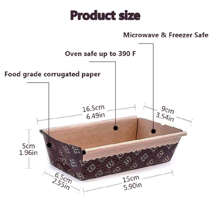 Toast Cake Pan Paper Loaf Bread Pans DIY Baking Papers Greaseproof Cake Trays