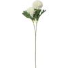 Artificial Flower - White Double Garlic Sprig, 57 Cm